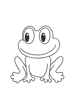 Coloriage d'une Grenouille