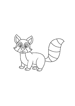 Coloriage d'un Petit Animal