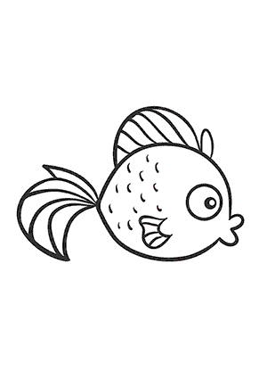 Coloriage d'un Poisson