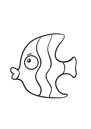 Coloriage d'un Poisson