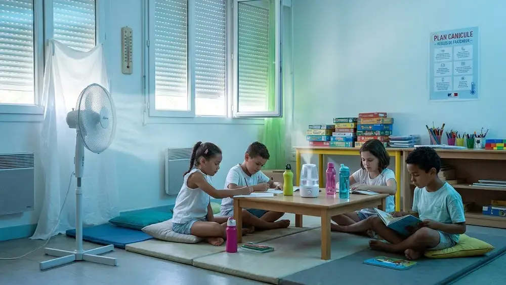 Comment Rafraîchir et Aérer une salle d’activité durant la canicule