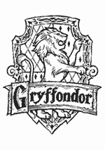 Coloriage Harry Potter - Le Blason De La Maison Gryffondor