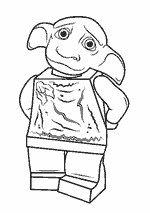 Coloriage Harry Potter Lego - Dobby