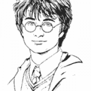 Coloriage Harry Potter - Portrait De Harry