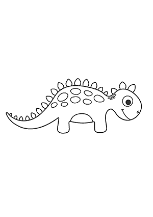 Coloriage de Dinosaure Silvisaurus