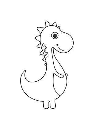 Coloriage de Dinosaure Allosaures