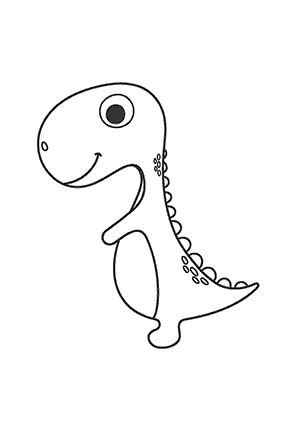 Coloriage de Dinosaure Spinosaure