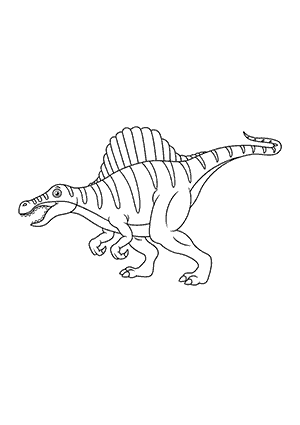 Coloriage de Dinosaure Spinosaure