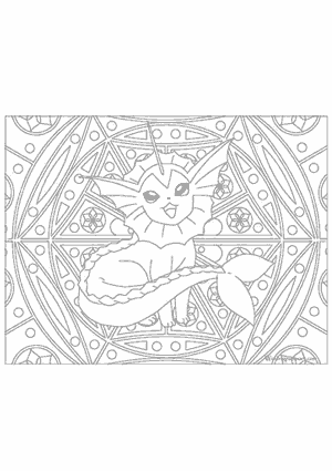 Pokémon Aquali Mandala