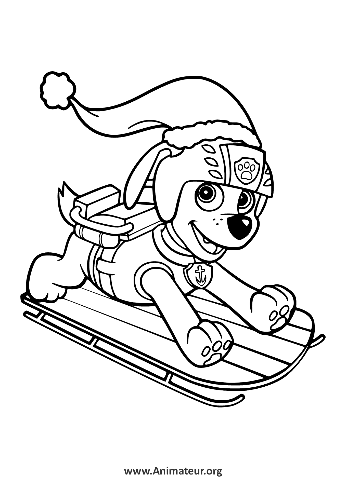 Coloriage de Paw Patrol à imprimer et colorier