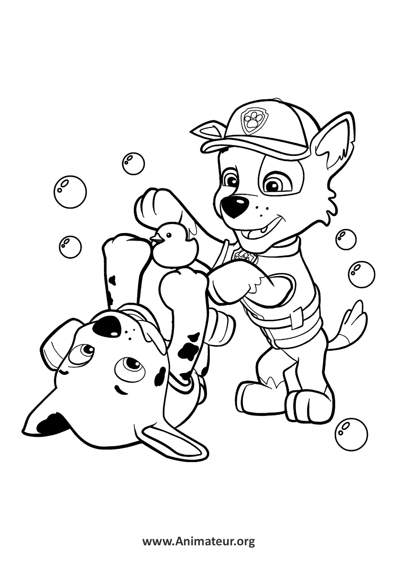 Coloriages de Pat Patrouille