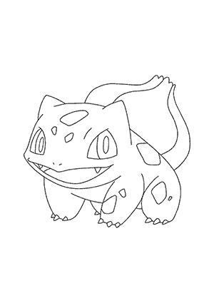 Coloriage de Pokémon Bulbizarre