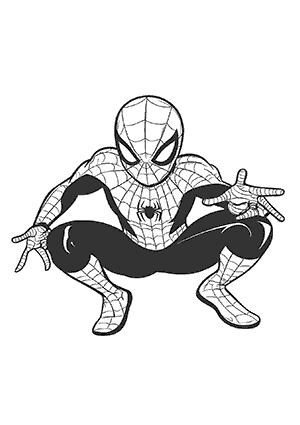 Coloriage de Spiderman