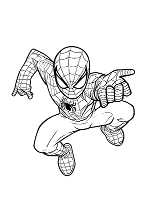 Coloriage de Spiderman