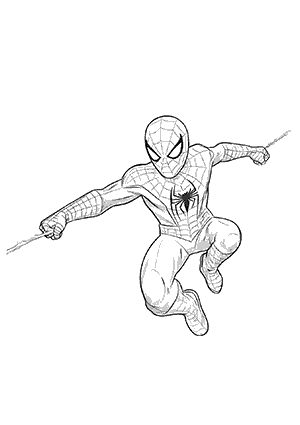 Coloriage de Spiderman