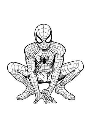 Coloriage de Spiderman