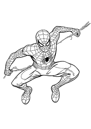 Coloriage de Spiderman